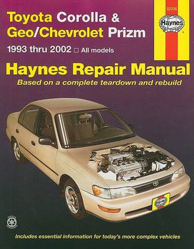 Cover image for Toyota Corolla & Geo/Chevrolet Prizm (93 - 02)