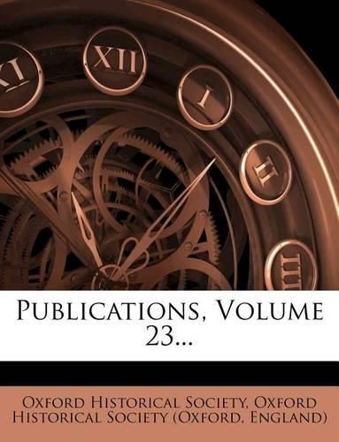 Cover image for Publications, Volume 23...