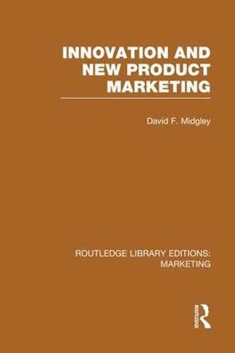 Cover image for Innovation and New Product Marketing (RLE Marketing)