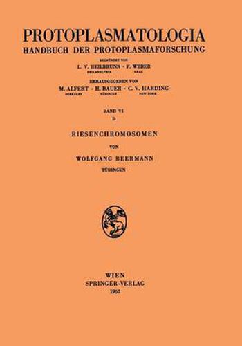 Cover image for Riesenchromosomen