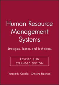 Cover image for Human Resource Management Systems: Strategies, Tactics and Techniques