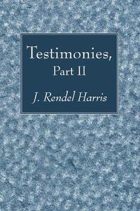 Cover image for Testimonies, Part II