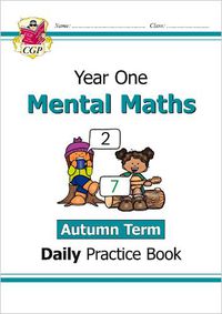 Cover image for New KS1 Mental Maths Daily Practice Book: Year 1 - Autumn Term