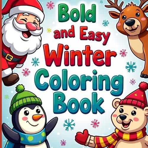 Cover image for Bold & Easy Winter Coloring Book