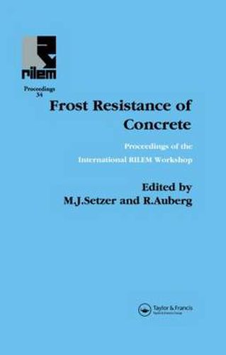 Cover image for Frost Resistance of Concrete