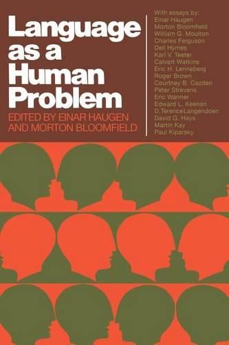 Cover image for Language as a Human Problem