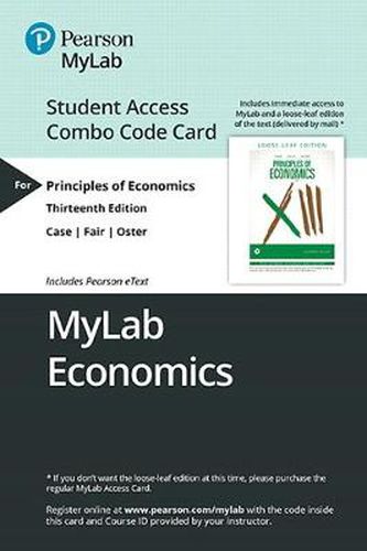 Mylab Economics with Pearson Etext -- Combo Access Card -- For Principles of Economics