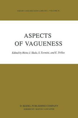 Aspects of Vagueness