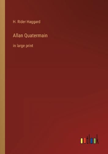 Cover image for Allan Quatermain