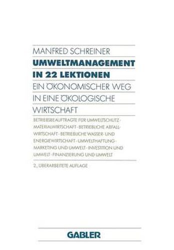 Cover image for Umweltmanagement in 22 Lektionen