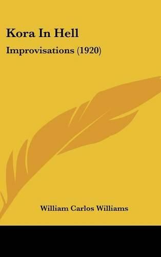 Cover image for Kora in Hell: Improvisations (1920)