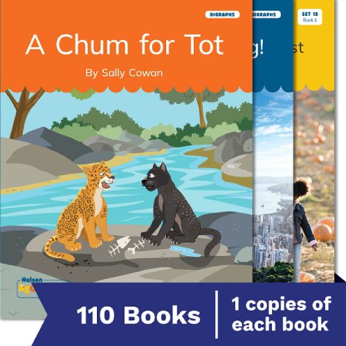 Cover image for Nelson Decodable Readers Sets 15-20 + Supplemental pack x110