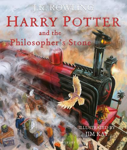 Cover image for Harry Potter and the Philosopher's Stone: Illustrated Edition