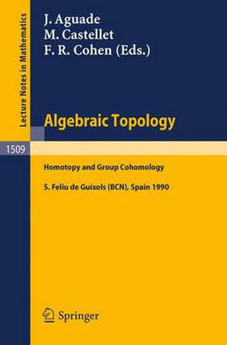 Cover image for Algebraic Topology: Homotopy and Group Cohomology