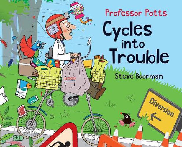 Cover image for Professor Potts Cycles Into Trouble