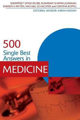 Cover image for 500 Single Best Answers in Medicine