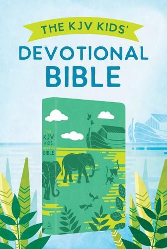 Cover image for KJV Kids' Devotional Bible: Featuring Art from the Popular 365 Best Loved Bible Stories for Kids