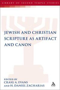 Cover image for Jewish and Christian Scripture as Artifact and Canon