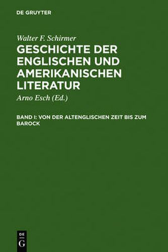 Von Der Altenglischen Zeit Bis Zum Barock