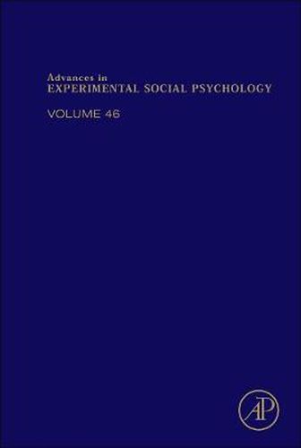 Cover image for Advances in Experimental Social Psychology