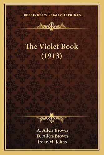 Cover image for The Violet Book (1913)