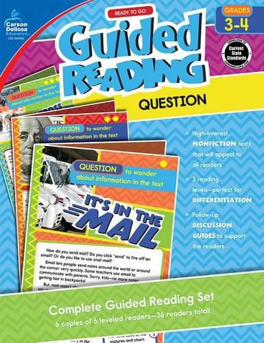 Cover image for Ready to Go Guided Reading: Question, Grades 3 - 4