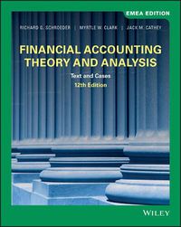 Cover image for Financial Accounting Theory and Analysis: Text and Cases