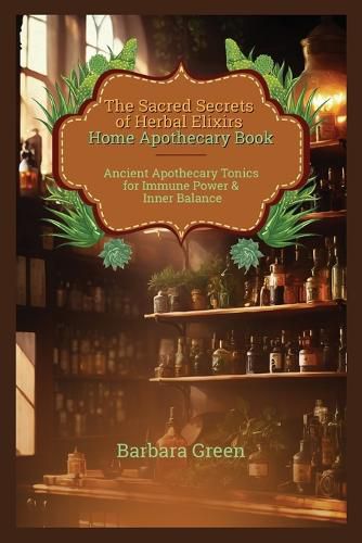 Cover image for The Sacred Secrets of Herbal Elixirs Home Apothecary Book