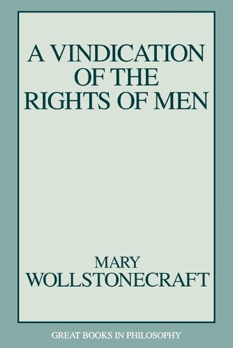 Cover image for A Vindication of the Rights of Men