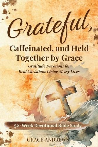 Cover image for Grateful, Caffeinated, and Held Together by Grace 52-Week Devotional Bible Study