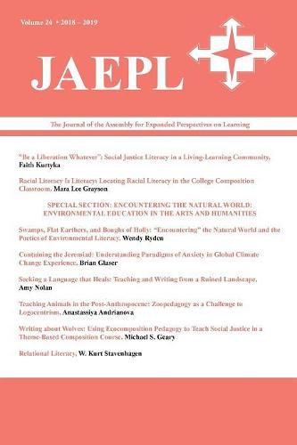 Cover image for Jaepl: The Journal of the Assembly for Expanded Perspectives on Learning (Vol. 24, 2018-2019)