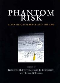 Cover image for Phantom Risk: Scientific Inference and the Law