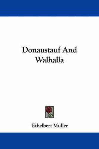 Cover image for Donaustauf and Walhalla
