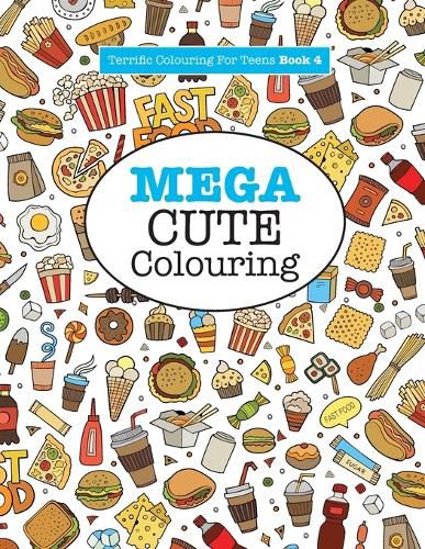 Cover image for Mega Cute Colouring