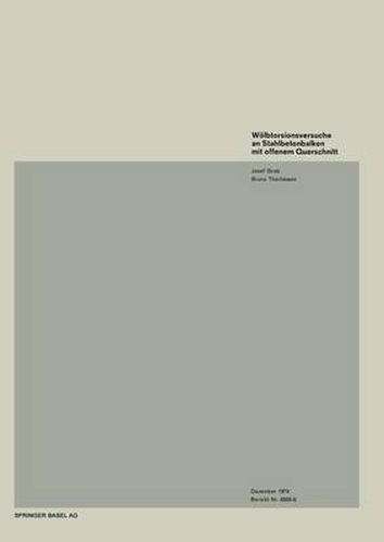 Cover image for Walbtorsionsversuche an Stahlbetonbalken Mit Offenem Querschnitt