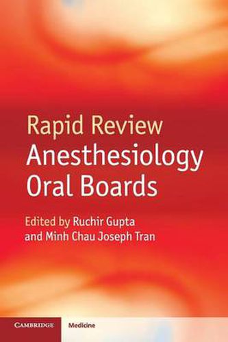 Cover image for Rapid Review Anesthesiology Oral Boards