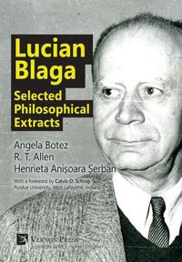 Cover image for Lucian Blaga: Selected Philosophical Extracts