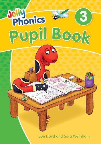 Cover image for Jolly Phonics Pupil Book 3: in Precursive Letters (British English edition)