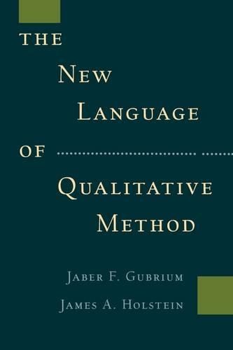 Cover image for The New Language of Qualitative Method