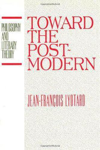 Toward the Postmodern