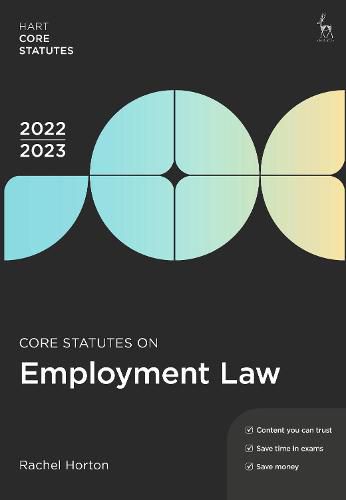 Cover image for Core Statutes on Employment Law 2022-23