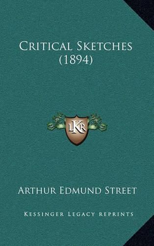 Critical Sketches (1894)