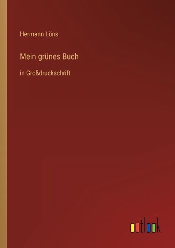 Cover image for Mein gruenes Buch