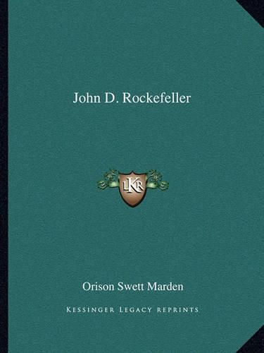 Cover image for John D. Rockefeller