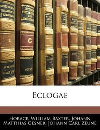 Cover image for Eclogae