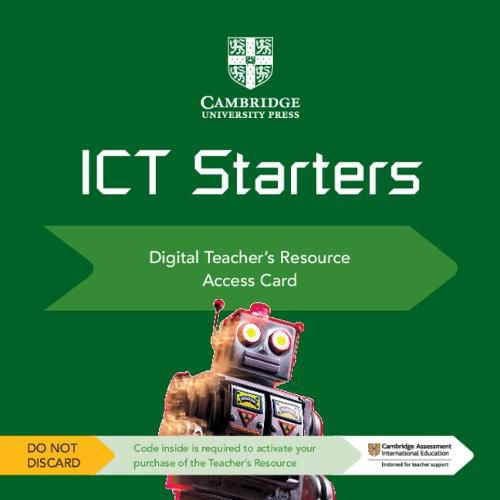 Cover image for Cambridge ICT Starters Digital Teacher's Resource Access Card