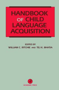 Cover image for Handbook of Child Language Acquisition