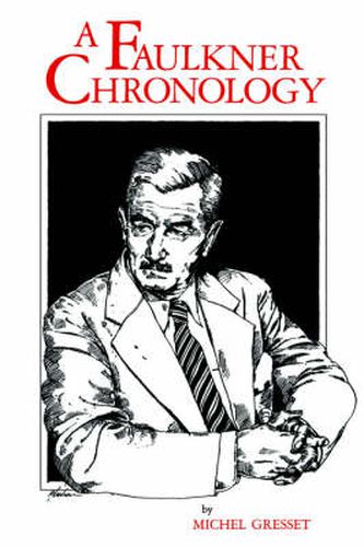 Cover image for A Faulkner Chronology