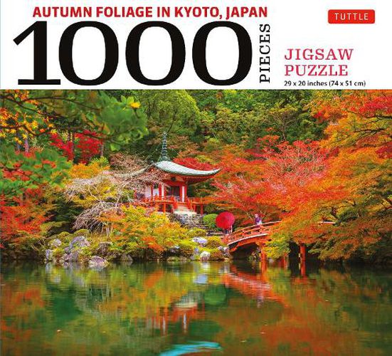 Cover image for Autumn Foliage In Kyoto Japan 1000 Jigsaw