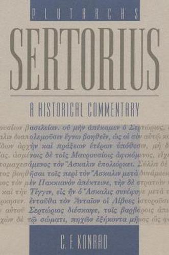 Cover image for Plutarch's Sertorius: A Historical Commentary